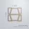 Ekena Millwork Extra Small Greeley Decorative Fretwork Wood Wall Panels, Birch, 7 3/8"W x 7 3/8"H x 3/8"T WALW08X08X0375GLYBI - alternate 5